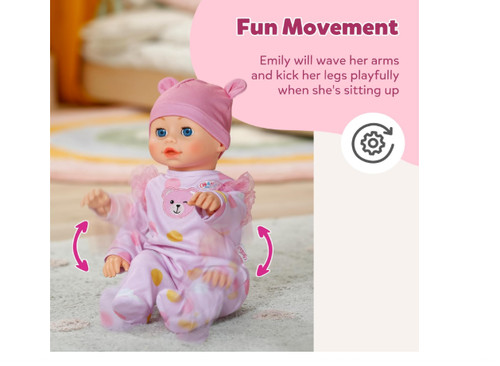 Baby born emily walk with - walk,