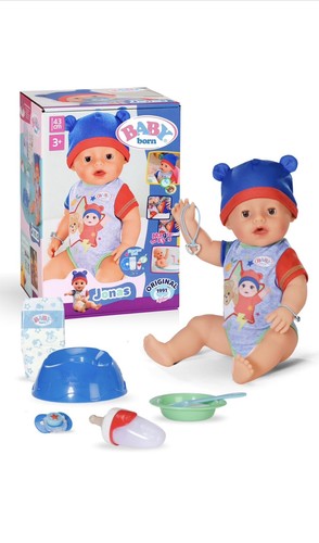 Baby born doll jonas with - baby,
