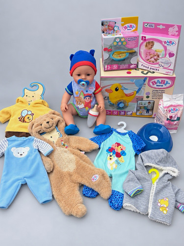 Baby born 43cm interactive boy - baby,