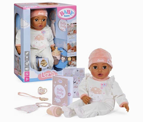 Baby born leah 43cm - born,