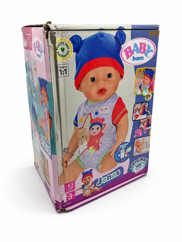 Baby born doll jonas with - baby,